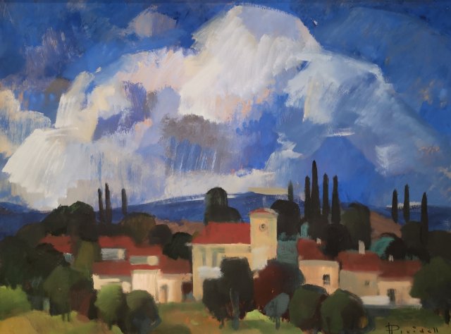 Pleidell János Dombok között 60x80cm olajfestmény elkelt