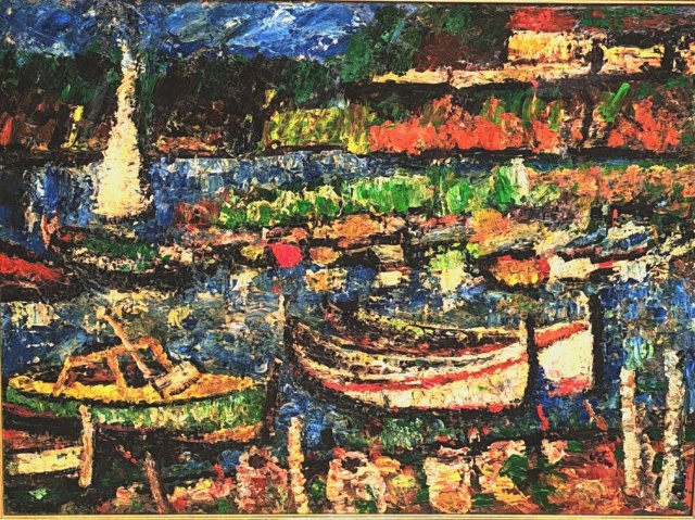 Vén Emil Fiume 60x80cm Olajfestmény 850000ft