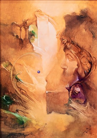 Buday Mihály Emlék 70x50cm olajfestmény 240ezer ft