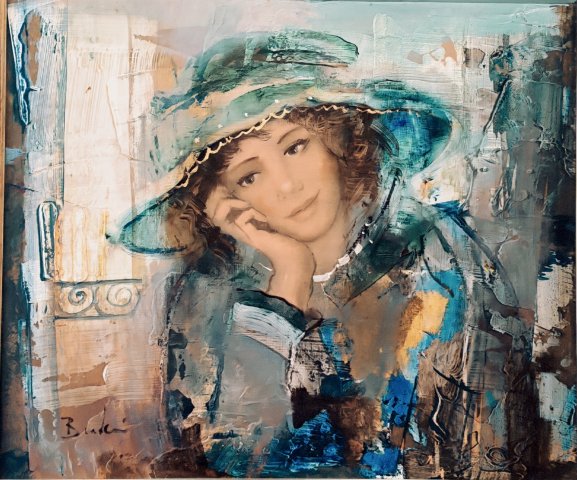 Budai László Fényben 60x70cm olaj 220000Ft