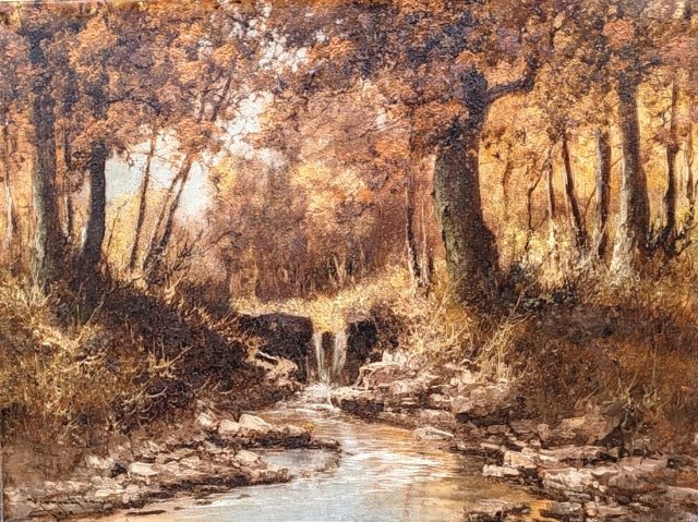 Neogrády László Őszi Erdő 60x80cm Olajfestmény 320ezer ft