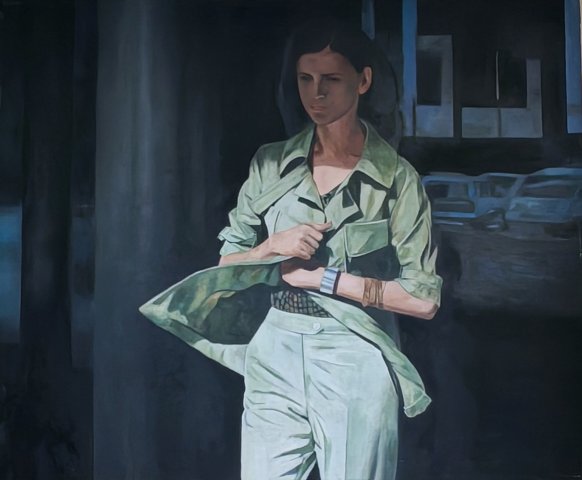 Adorján Attila Kilépés a fényre 100x120cm olaj vászon 1800ezer ft