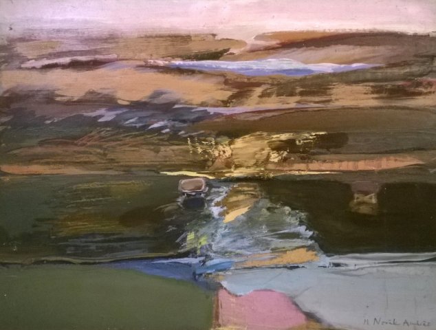M Novák András Stégek 60x80cm olajfestmény eladva